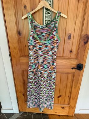 Steve Madden Reyna Multicolor Knit Midi Dress Size M